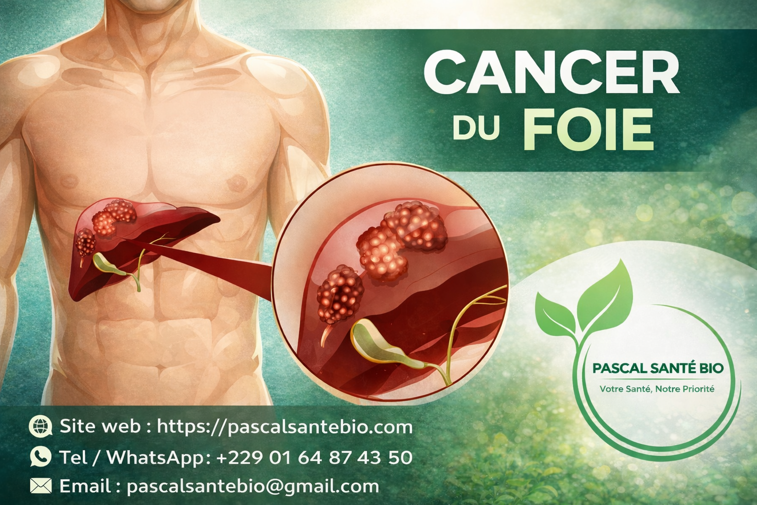 Symptôme et prévention du Cancer de foie