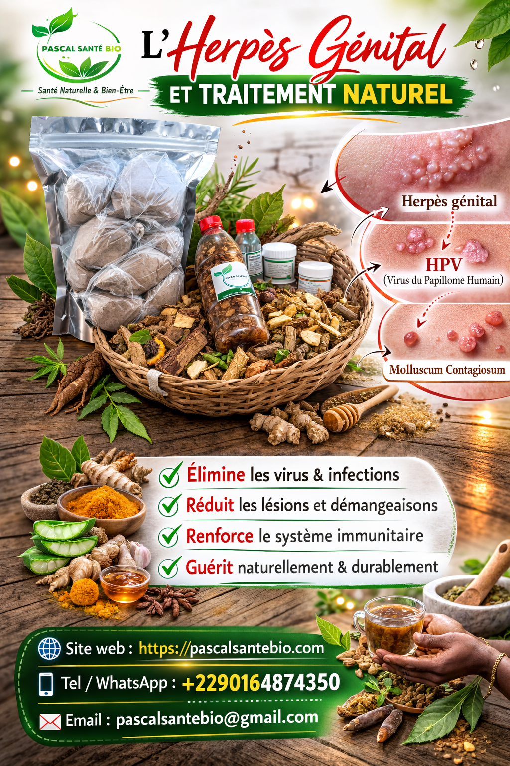 Remède naturel herpès génital efficace