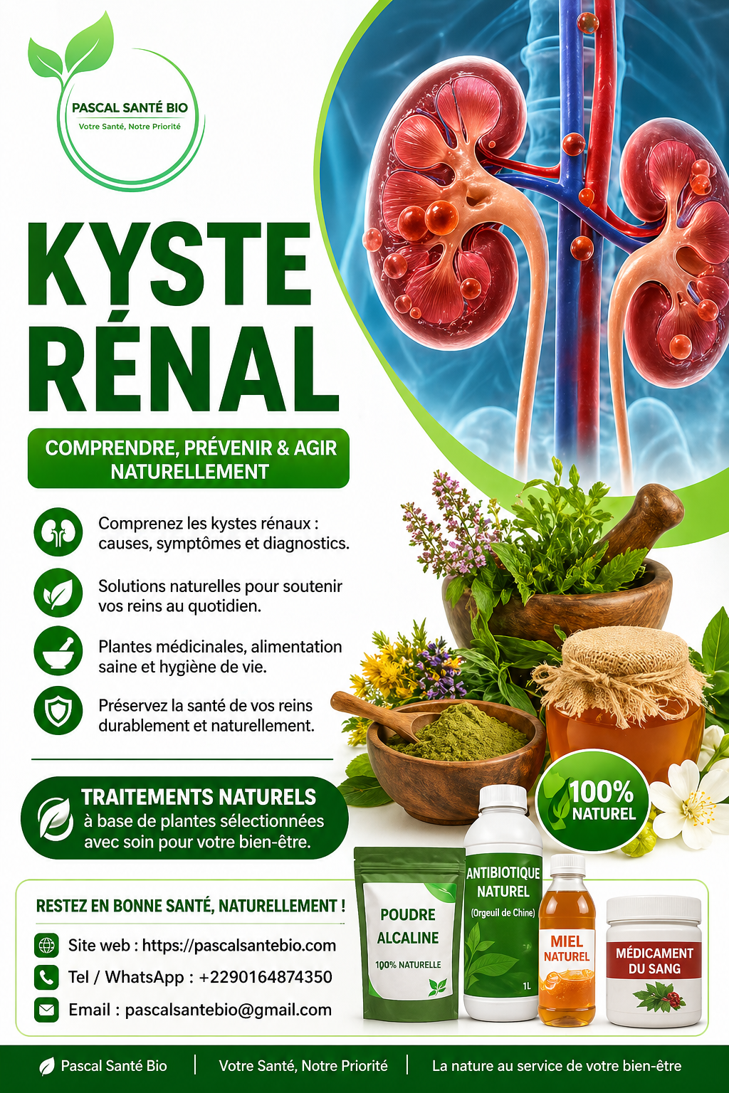 Remède naturel pour insuffisance rénale