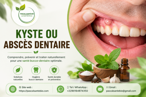 Infection dentaire remède naturel